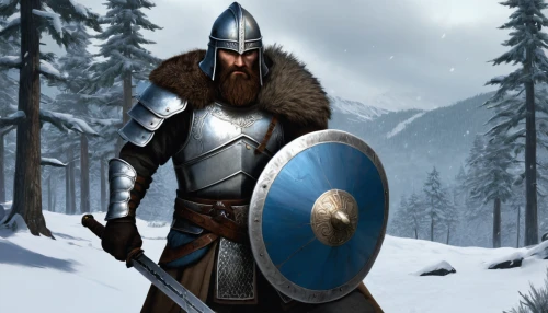 norse,germanic tribes,northrend,nordic,dwarf sundheim,nordic bear,heavy armour,viking,barbarian,thorin,crusader,thracian,dane axe,lone warrior,knight armor,paladin,female warrior,templar,castleguard,shield,Illustration,Realistic Fantasy,Realistic Fantasy 04