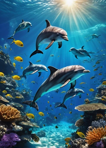 oceanic dolphins,dolphin background,bottlenose dolphins,dolphins in water,common dolphins,underwater background,sea animals,underwater landscape,aquatic animals,dolphins,sea life underwater,underwater world,dolphin fish,aquarium decor,aquarium inhabitants,marine reptile,marine life,ocean background,sea mammals,sea-life,Photography,Black and white photography,Black and White Photography 01