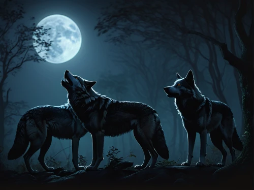 werewolves,wolves,two wolves,wolf couple,wolf pack,constellation wolf,howling wolf,werewolf,wolfdog,german shepards,wolf,wolf hunting,night watch,howl,the wolf pit,full moon,european wolf,moons,gray wolf,full moon day,Art,Classical Oil Painting,Classical Oil Painting 31