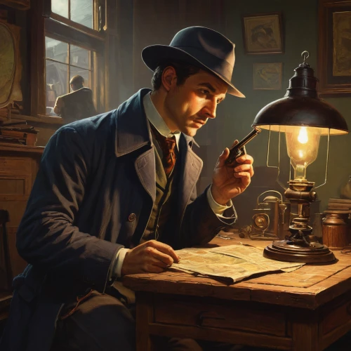 watchmaker,game illustration,investigator,sherlock holmes,clockmaker,inspector,reading magnifying glass,lamplighter,the victorian era,cg artwork,holmes,the phonograph,scholar,gas lamp,phonograph,apothecary,meticulous painting,play escape game live and win,victorian,sci fiction illustration,Art,Classical Oil Painting,Classical Oil Painting 10