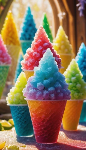 snowcone,snow cone,shaved ice,soft ice cream cups,colored icing,sno balls,rock candy,italian ice,neon ice cream,iced-lolly,sno-ball,water glace,candy cauldron,food coloring,ice cream cones,snowballs,colorful drinks,sorbet,sugar candy,icy snack,Illustration,Realistic Fantasy,Realistic Fantasy 06