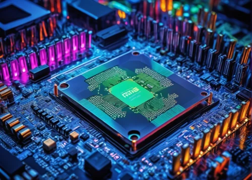 pcb,circuit board,computer chip,computer chips,cpu,semiconductor,motherboard,graphic card,processor,pentium,mother board,micro,electronics,microchips,integrated circuit,arduino,gpu,square bokeh,amd,microchip,Conceptual Art,Oil color,Oil Color 25