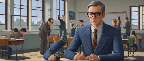 spy-glass,teacher,professor,class room,classroom,businessman,administrator,blur office background,spy visual,animated cartoon,spy,detention,cartoon doctor,school administration software,elementary,man with a computer,3d man,librarian,classroom training,businessmen,Illustration,Black and White,Black and White 22