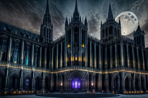 haunted cathedral,gothic architecture,gothic church,nidaros cathedral,gothic,gothic style,cathedral,blood church,hogwarts,black church,the black church,the cathedral,hall of the fallen,dark gothic mood,house of prayer,temple fade,castle of the corvin,notre dame,templedrom,holy place
