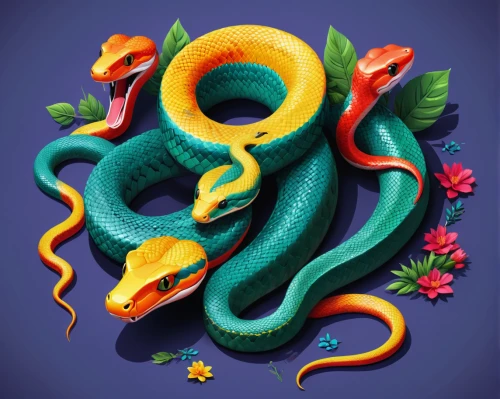 serpent,paper snakes,pointed snake,constrictor,green snake,emperor snake,snake charming,venomous snake,blue snake,tree snake,water snake,snake,boa constrictor,python,serpentes,snakes,quetzal,green tree snake,tree python,sea snake,Unique,3D,Isometric