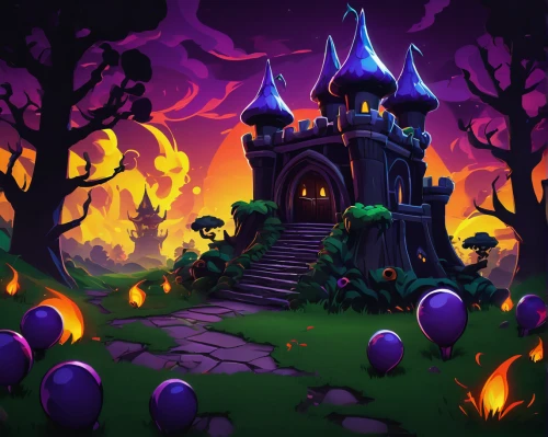 halloween background,witch's house,halloween border,halloween icons,halloween wallpaper,haunted castle,haunted forest,devilwood,halloween borders,druid grove,halloween banner,the haunted house,ghost castle,witch's hat icon,halloween illustration,witch house,haunted cathedral,candy cauldron,halloween scene,halloweenchallenge,Art,Classical Oil Painting,Classical Oil Painting 43