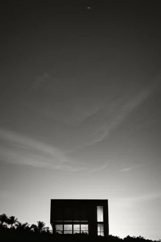 house silhouette,beach house,dunes house,lonely house,beachhouse,blackandwhitephotography,skywatch,evening atmosphere,skyscape,housetop,structure silhouette,monochrome photography,sky apartment,lifeguard tower,roof landscape,sillhouette,black landscape,houses silhouette,skylight,night photograph