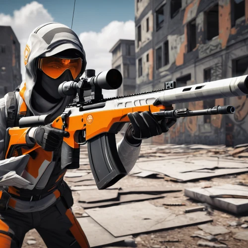 rust-orange,orange,crosshair,snipey,fuze,jackal,fresh orange,valk,bright orange,carbine,pyro,sniper,specnaarms,assault rifle,marksman,shooter game,murcott orange,snezka,vector w8,combat medic,Illustration,Abstract Fantasy,Abstract Fantasy 07