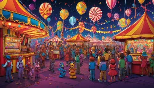 circus tent,carnival tent,circus,circus show,big top,carnival,neon carnival brasil,fairground,annual fair,circus stage,cirque,festival,amusement park,funfair,colorful balloons,easter festival,street fair,balloon and wine festival,hippy market,tomorrowland,Illustration,Vector,Vector 15