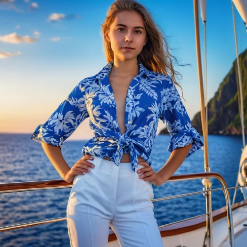 menswear for women,nautical colors,girl on the boat,sail blue white,capri,on a yacht,nautical,yachts,women's clothing,yacht,boat operator,nautical star,ladies clothes,women clothes,sailing yacht,scarlet sail,blue checkered,yacht racing,summer pattern,sails,Photography,General,Realistic