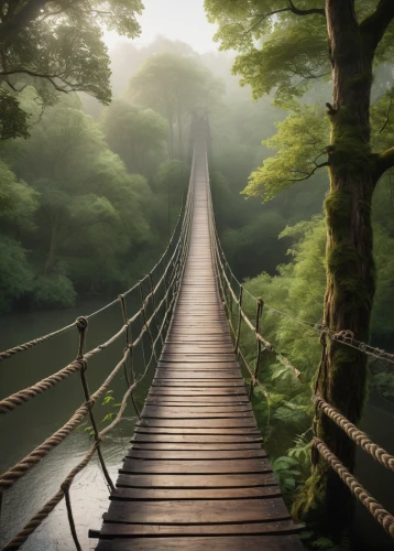 wooden bridge,hanging bridge,tree top path,scenic bridge,suspension bridge,canopy walkway,japan landscape,walkway,wooden path,germany forest,the mystical path,footbridge,rope bridge,forest path,hiking path,bridge,dragon bridge,hangman's bridge,teak bridge,heaven gate,Art,Classical Oil Painting,Classical Oil Painting 13