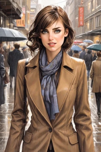 woman walking,woman in menswear,girl walking away,world digital painting,girl in a long,women clothes,women fashion,woman thinking,woman at cafe,white-collar worker,woman shopping,female doctor,oil painting on canvas,sprint woman,city ​​portrait,overcoat,the girl at the station,sci fiction illustration,oil painting,a pedestrian,Digital Art,Comic