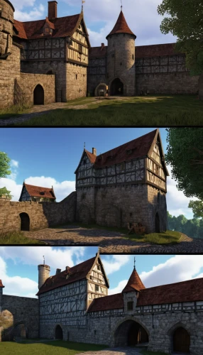 medieval castle,templar castle,peter-pavel's fortress,city walls,castle iron market,3d rendering,medieval architecture,castle complex,bethlen castle,castleguard,new castle,waldeck castle,bach knights castle,moated castle,crown render,castle sponeck,knight's castle,castle of hunedoara,city wall,fortified church,Illustration,Vector,Vector 12