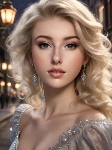 white rose snow queen,celtic woman,cinderella,elsa,miss circassian,realdoll,romantic look,blonde woman,bridal jewelry,fairy tale character,romantic portrait,bridal clothing,the snow queen,princess' earring,female beauty,fantasy portrait,natural cosmetic,doll's facial features,beauty face skin,enchanting