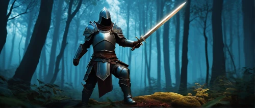 lone warrior,the wanderer,fantasy warrior,fantasy picture,cg artwork,excalibur,swordsman,assassin,dane axe,maul,quarterstaff,world digital painting,fantasy art,bow and arrows,samurai,paladin,hunting scene,patrols,huntress,dark elf,Illustration,Abstract Fantasy,Abstract Fantasy 22