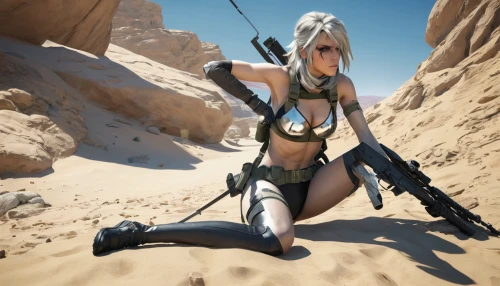 desert fox,tiber riven,ephedra,capture desert,dark elf,a200,desert flower,desert background,swordswoman,female warrior,huntress,desert,sand fox,desert locust,alien warrior,warrior pose,katana,the desert,kos,wind warrior,Art,Artistic Painting,Artistic Painting 44