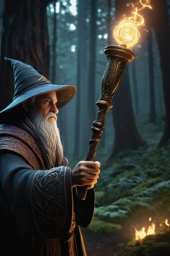 the wizard,gandalf,wizard,mage,quarterstaff,wizards,summoner,scandia gnome,torch-bearer,candlemaker,father frost,torchlight,magus,dwarf cookin,the white torch,light bearer,burning torch,gnome,flickering flame,fire master,Conceptual Art,Fantasy,Fantasy 10