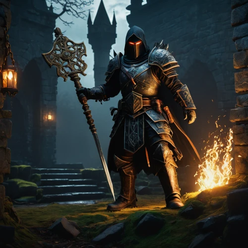 castleguard,templar,massively multiplayer online role-playing game,knight armor,blacksmith,paladin,crusader,medieval,knight,knight festival,excalibur,dodge warlock,torchlight,magistrate,pall-bearer,quarterstaff,assassin,games of light,torch-bearer,witcher,Photography,General,Fantasy