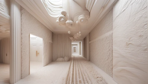 marble palace,structural plaster,rough plaster,wall plaster,hallway space,hallway,mouldings,3d rendering,white room,white temple,stucco ceiling,admer dune,mandelbulb,ice hotel,corridor,archidaily,render,ceiling construction,hall of the fallen,sand seamless