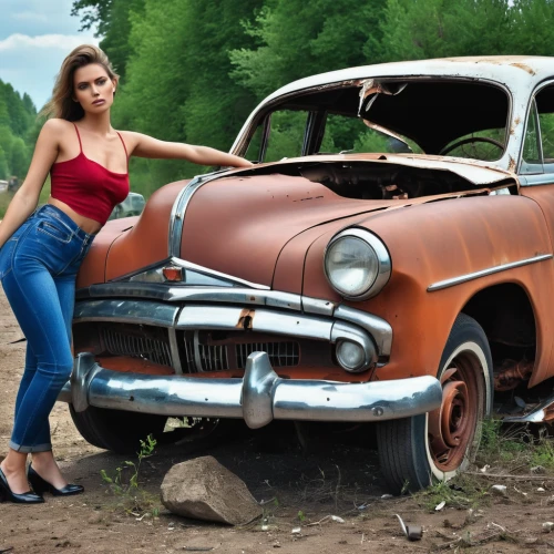 opel record,opel record coupe,chevrolet bel air,pin-up model,rockabilly,aronde,cuba background,simca,moskvitch 400-420,rockabilly style,50's style,pin-up,buick super,moskvitch 412,opel record p1,buick y-job,pin-up girl,vintage car,austin a40 farina,retro pin up girl,Photography,General,Realistic