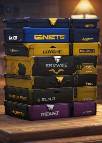 consoles,cartridges,stack of moving boxes,carrying case,computer case,game consoles,video consoles,stacked containers,crate,collected game assets,retro gifts,carts,suitcases,toolbox,packshot,games console,packs,pencil cases,briefcase,cassettes,Photography,General,Commercial