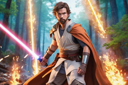 obi-wan kenobi,jedi,luke skywalker,cg artwork,maul,lightsaber,rots,lando,darth maul,republic,sw,mundi,force,clone jesionolistny,starwars,laser sword,star wars,botargo,solo,lokdepot,Illustration,Japanese style,Japanese Style 02