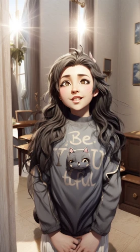 vanessa (butterfly),she,main character,fashionable girl,the long-hair cutter,custom portrait,sweatshirt,maya,fashionable clothes,veronica,fashionista,cynthia (subgenus),fashion girl,angelica,librarian,cute clothes,the girl's face,sweater,worried girl,steam release