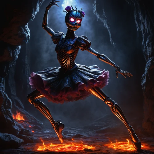 firedancer,dancing flames,evil fairy,blue enchantress,fire dancer,ballerina in the woods,voodoo woman,danse macabre,darth talon,fire dance,molten,ballerina,fire background,the enchantress,dance of death,rosa 'the fairy,symetra,queen of the night,dark elf,mystique,Conceptual Art,Fantasy,Fantasy 30