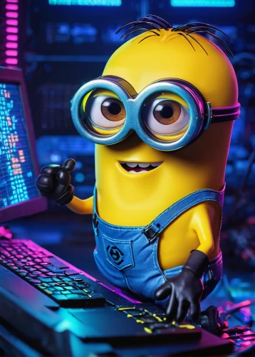 dancing dave minion,minion,minion tim,minions,minion hulk,dj,lemon background,despicable me,pubg mascot,mini e,night administrator,bob,minions guitar,coder,neon human resources,eyup,wall,cute cartoon character,lures and buy new desktop,cinema 4d,Conceptual Art,Sci-Fi,Sci-Fi 27