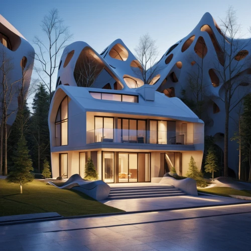 modern architecture,futuristic architecture,3d rendering,modern house,cubic house,building honeycomb,eco-construction,honeycomb structure,dunes house,cube house,arhitecture,cube stilt houses,contemporary,luxury property,luxury home,render,jewelry（architecture）,architecture,frame house,architectural style,Photography,General,Realistic