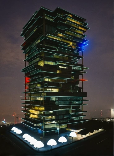 electric tower,jakarta,hotel w barcelona,largest hotel in dubai,residential tower,renaissance tower,futuristic architecture,night view,glass building,mexico city,pc tower,glass facade,steel tower,impact tower,skyscraper,multi-storey,autostadt wolfsburg,burj kalifa,the skyscraper,futuristic art museum,Photography,Documentary Photography,Documentary Photography 16