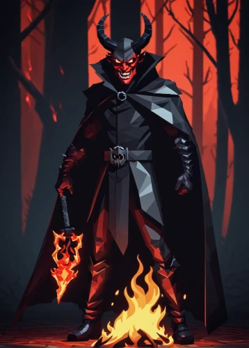 devil,fire devil,dodge warlock,the devil,dracula,halloween illustration,flickering flame,grimm reaper,hellboy,darth maul,fire master,game illustration,wolfman,demon,imp,halloween vector character,evil,devilwood,villain,satan,Unique,Pixel,Pixel 01