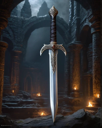 serrated blade,scabbard,bowie knife,king sword,excalibur,sword,hunting knife,dagger,ranged weapon,swords,dane axe,sabre,thermal lance,herb knife,sward,beginning knife,sharp knife,throwing knife,scepter,awesome arrow,Illustration,Realistic Fantasy,Realistic Fantasy 32