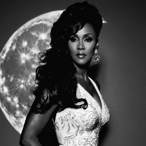 queen of the night,miss universe,joan collins-hollywood,kerry,black woman,african american woman,moonshine,aging icon,queen,black pearl,super moon,moonlight,full moon,iman,moon phase,moon shine,moonbeam,jasmine bush,lunar phases,the moon,Illustration,Black and White,Black and White 33