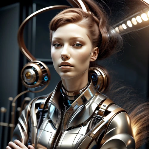 cybernetics,biomechanical,cyborg,sci fiction illustration,industrial robot,steampunk,scifi,artificial hair integrations,humanoid,sci fi,wearables,women in technology,streampunk,robotic,transistor,sci - fi,sci-fi,robot in space,science fiction,futuristic