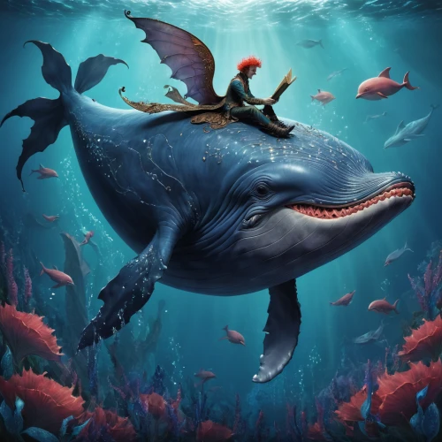 marine reptile,aquatic animals,underwater world,coelacanth,aquatic animal,sea animal,sea animals,merfolk,aquatic life,sea life underwater,under the sea,underwater fish,giant fish,marine animal,under sea,god of the sea,merman,giant dolphin,thunnus,underwater background,Illustration,Realistic Fantasy,Realistic Fantasy 02