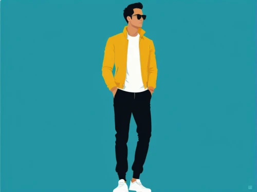 fashion vector,vector illustration,vector art,wpap,vector graphic,vector image,pompadour,vector design,yellow background,pedestrian,vector people,retro styled,spotify icon,low poly,minimalistic,stylish boy,aa,vector images,vector,fashion sketch,Illustration,Vector,Vector 01
