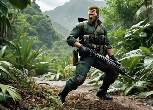 patrol,aaa,cleanup,vietnam,patrols,green congo,dominica,wall,collectible action figures,venezuela,jungle,aa,tropical and subtropical coniferous forests,liberia,tropical jungle,gi,haiti,steve rogers,tropical greens,sri lanka,Illustration,Retro,Retro 18