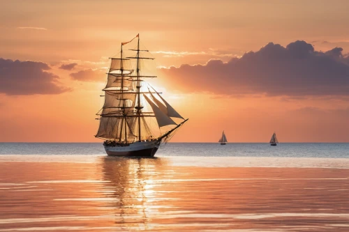 sea sailing ship,sailing ship,sail ship,three masted sailing ship,sailing ships,sailing vessel,sailing boat,east indiaman,sail boat,sailing-boat,tall ship,tallship,sailing,old wooden boat at sunrise,sailboat,scarlet sail,sailing orange,sailing yacht,full-rigged ship,three masted,Illustration,Japanese style,Japanese Style 19