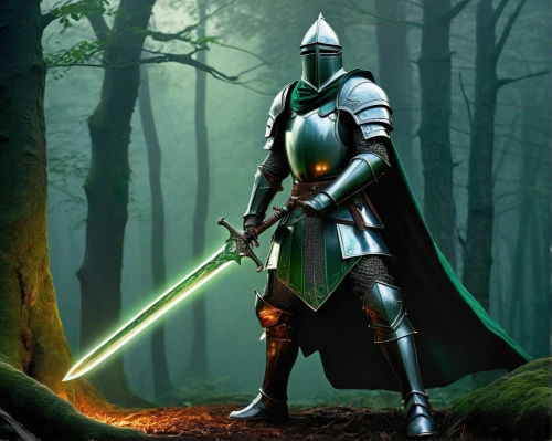 patrol,aa,cleanup,aaa,massively multiplayer online role-playing game,hooded man,knight armor,robin hood,swordsmen,excalibur,doctor doom,templar,defense,swordsman,heroic fantasy,wall,knight,crusader,knight tent,green,Illustration,Realistic Fantasy,Realistic Fantasy 29