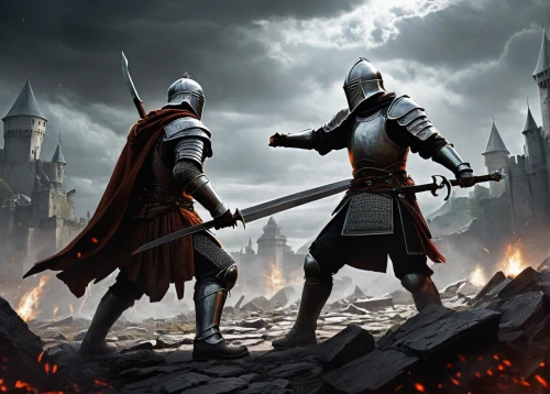 massively multiplayer online role-playing game,templar,heroic fantasy,swordsmen,crusader,castleguard,sword fighting,bach knights castle,game illustration,knights,medieval,wall,knight festival,battle,android game,middle ages,excalibur,guards of the canyon,assassins,fantasy art,Conceptual Art,Fantasy,Fantasy 12