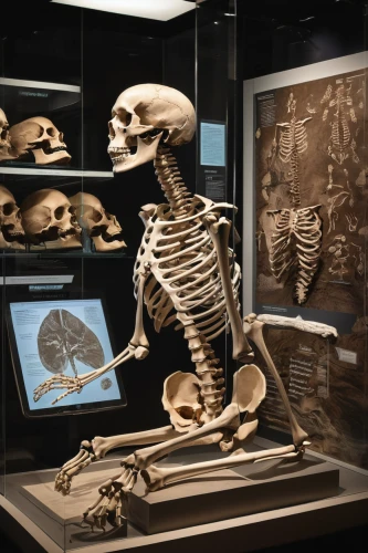 human skeleton,a museum exhibit,skeletal structure,anatomical,fossil beds,human anatomy,medical imaging,anatomy,neanderthals,medical radiography,human body anatomy,skeleton,vintage skeleton,maximilianeum,exhibit,lion's skeleton,kunsthistorisches museum,skeletal,the human body,neanderthal,Conceptual Art,Fantasy,Fantasy 34