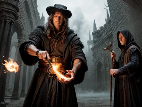 clergy,monks,wizards,witches,dodge warlock,archimandrite,candlemaker,benedictine,druids,wizard,witches' hats,celebration of witches,preachers,pilgrims,divination,smouldering torches,carpathian,torches,nuns,magus