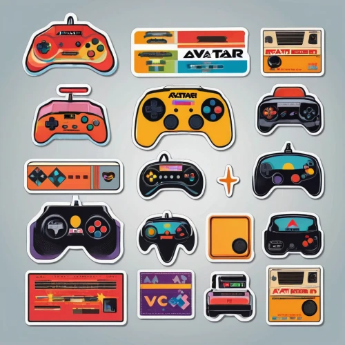 game consoles,mobile video game vector background,game boy accessories,nintendo 64 accessories,controllers,games console,video game controller,nintendo gamecube accessories,consoles,retro items,icon set,set of icons,game console,retro gifts,game controller,video consoles,gamepad,retro pattern,nintendo 64,video game console,Unique,Design,Sticker