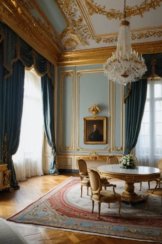 ornate room,danish room,napoleon iii style,royal interior,villa cortine palace,drottningholm,dining room,great room,blue room,interior decor,breakfast room,neoclassical,rococo,villa d'este,sitting room,fontainebleau,catherine's palace,interiors,chateau margaux,interior decoration,Photography,General,Natural