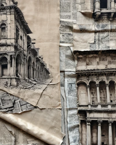 torn paper,crumpled paper,paper art,luxury decay,old havana,photomontage,facade painting,postal elements,antique paper,wrinkled paper,conservation-restoration,athens art school,image manipulation,folded paper,paper patterns,xix century,crumpled tags,crumpled,preservation,neoclassical,Photography,General,Realistic