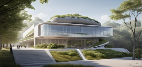 futuristic architecture,futuristic art museum,hahnenfu greenhouse,modern house,eco-construction,modern architecture,eco hotel,3d rendering,house in the forest,cube house,sky space concept,dunes house,futuristic landscape,school design,archidaily,solar cell base,cubic house,greenhouse cover,home of apple,greenhouse,Photography,General,Realistic