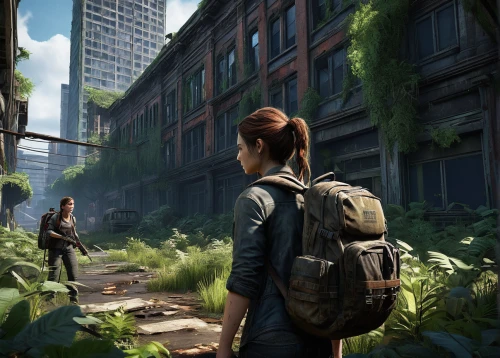 croft,highline,clove garden,lara,st-denis,graphics,highline trail,poison plant in 2018,post apocalyptic,adventure game,overgrown,pathway,exploring,alleyway,game art,stroll,action-adventure game,exploration,concept art,quiet,Photography,Black and white photography,Black and White Photography 13