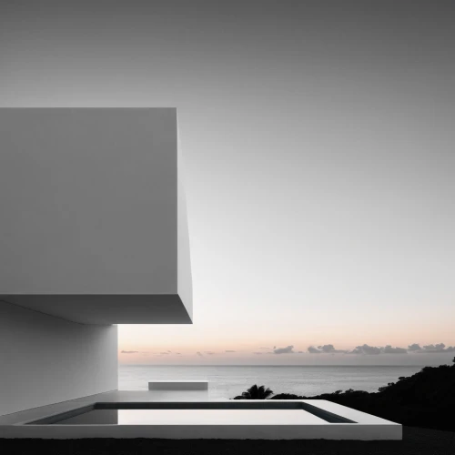 dunes house,cubic house,house silhouette,beach house,modern architecture,roof landscape,cube house,flat roof,cube stilt houses,minimalism,modern house,minimal,beachhouse,contemporary,archidaily,minimalistic,cube surface,window with sea view,minimalist,architectural,Illustration,Black and White,Black and White 33