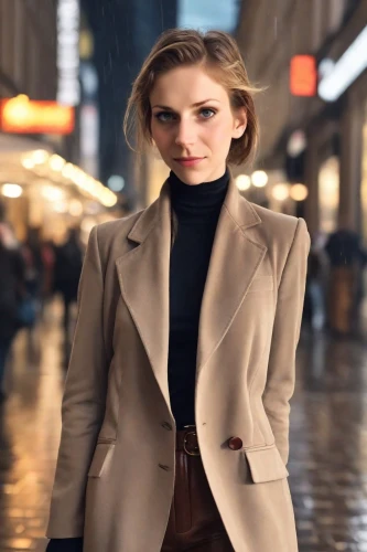 woman in menswear,menswear for women,long coat,trench coat,overcoat,black coat,coat,bolero jacket,business woman,businesswoman,female model,old coat,on the street,women fashion,woman walking,lena,new york streets,ny,swedish german,blonde woman,Photography,Natural